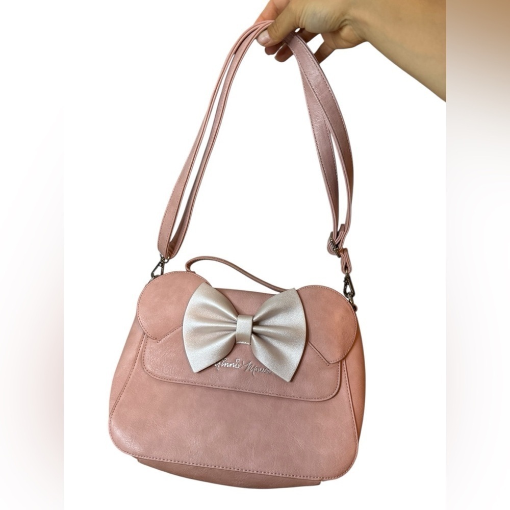 Disney Loungefly Baby Pink Minnie Mouse Shoulder Bag
